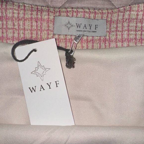 Pink Skirt with zipper by brand WAYF - Picture 3 of 6